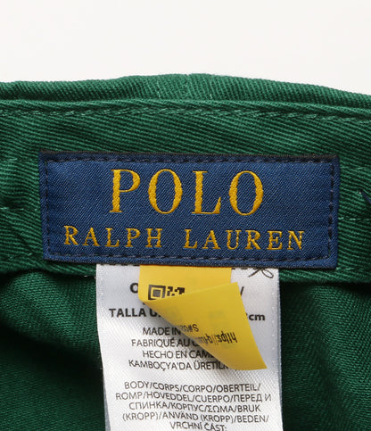 美品 POLO RALPH LAUREN NY パッチ ツイル ボール キャップ NEW FOREST メンズ SIZE O/S ポロ・ラルフローレン
