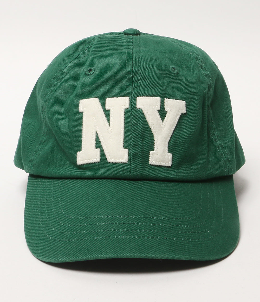 美品 POLO RALPH LAUREN NY パッチ ツイル ボール キャップ NEW FOREST メンズ SIZE O/S ポロ・ラルフローレン