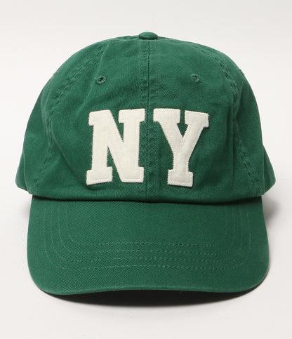 美品 POLO RALPH LAUREN NY パッチ ツイル ボール キャップ NEW FOREST メンズ SIZE O/S ポロ・ラルフローレン