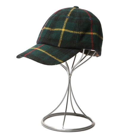 POLO RALPH LAUREN キャップ PLAID WOOL BALL CAP チェック ENGLISH MILL レディース SIZE O/S ポロ・ラルフローレン