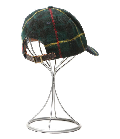 POLO RALPH LAUREN キャップ PLAID WOOL BALL CAP チェック ENGLISH MILL レディース SIZE O/S ポロ・ラルフローレン