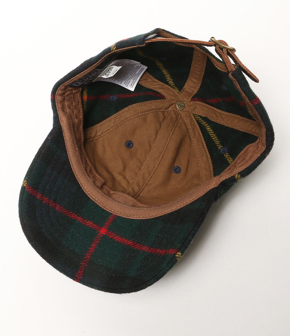 POLO RALPH LAUREN キャップ PLAID WOOL BALL CAP チェック ENGLISH MILL レディース SIZE O/S ポロ・ラルフローレン