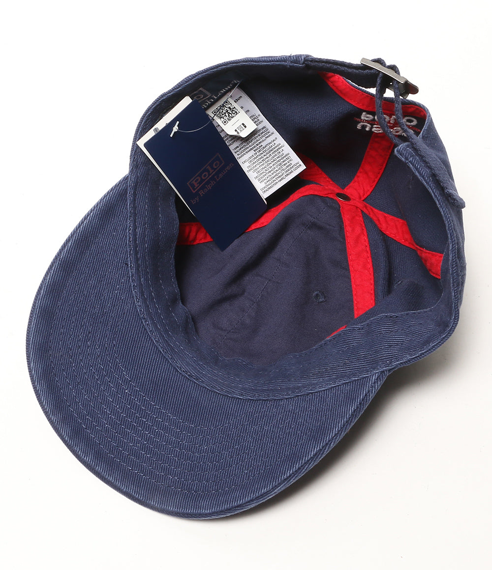 美品 POLO RALPH LAUREN ツイル ボール キャップ CP-93 ニューポートネイビー メンズ SIZE O/S ポロ・ラルフローレン