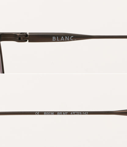 BLANC.. ブラン サングラス メタルフレーム 調光レンズ B0036 BR MT レディース