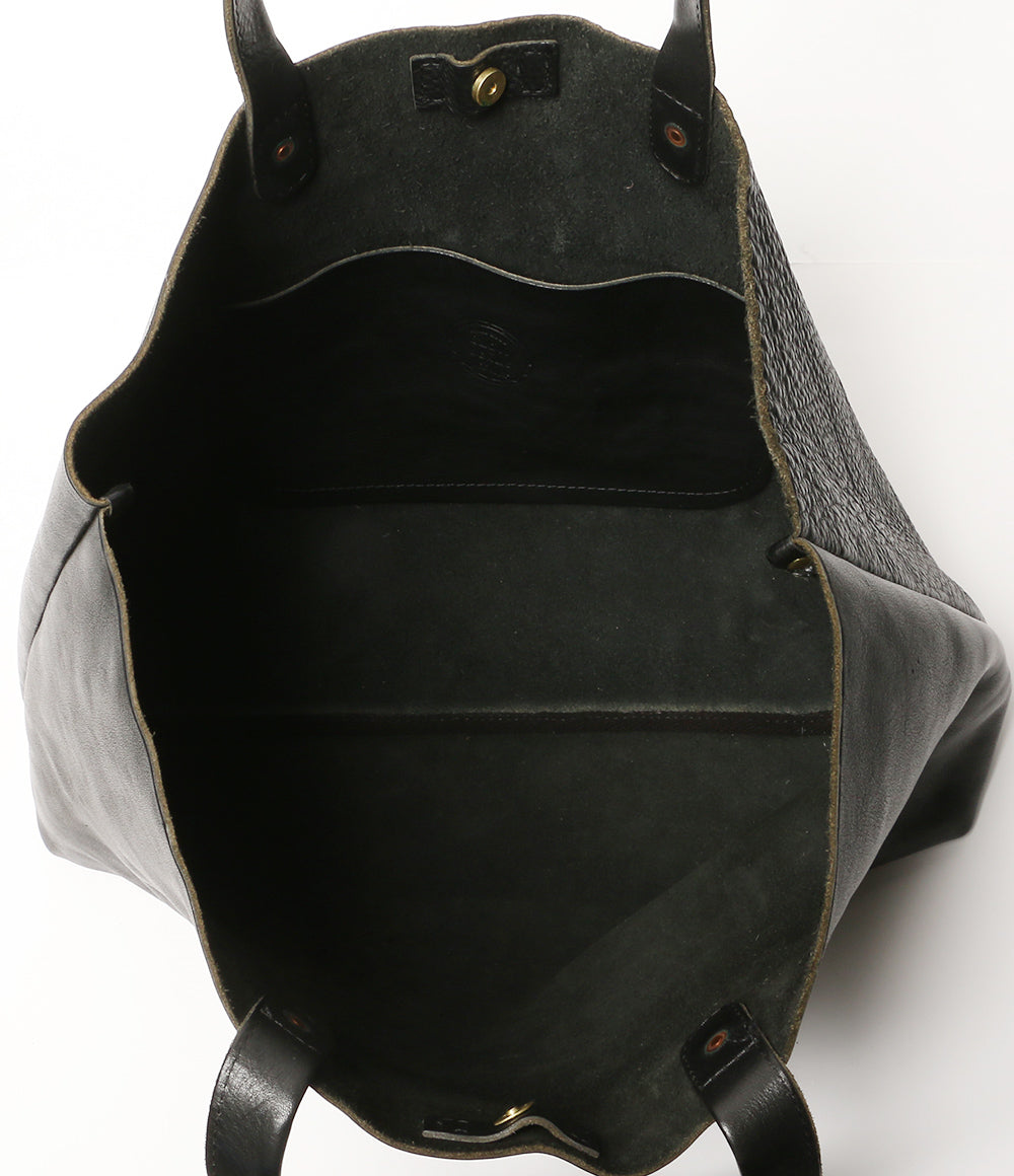 slow トートバッグ BEAMS別注 LEATHER BLACK メンズ スロウ