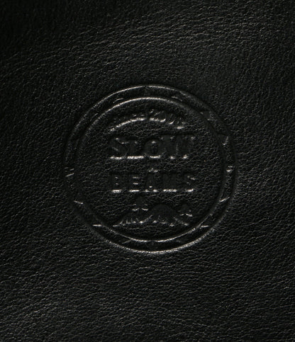 slow トートバッグ BEAMS別注 LEATHER BLACK メンズ スロウ