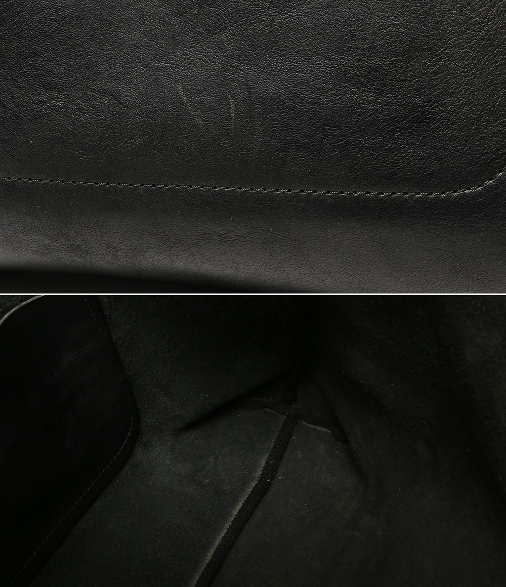 slow トートバッグ BEAMS別注 LEATHER BLACK メンズ スロウ