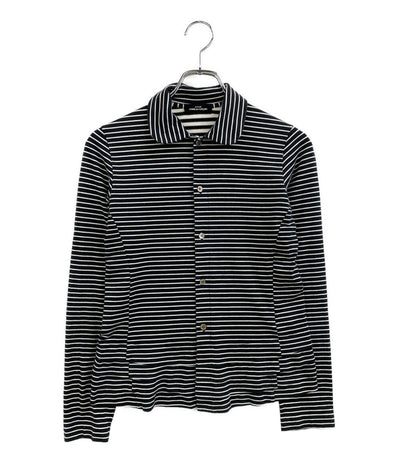 TRICOT COMME des GARCONS カーディガン AD2003 ボーダー 襟付 TM-T060 レディース SIZE - トリココムデギャルソン