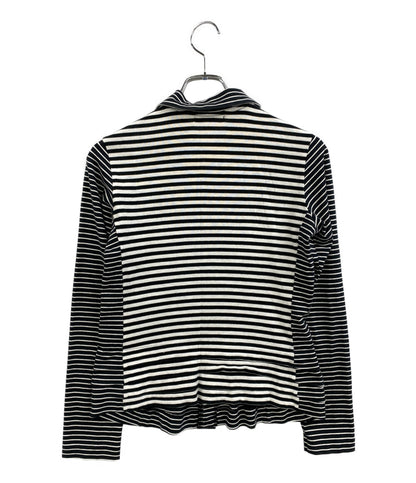 TRICOT COMME des GARCONS カーディガン AD2003 ボーダー 襟付 TM-T060 レディース SIZE - トリココムデギャルソン