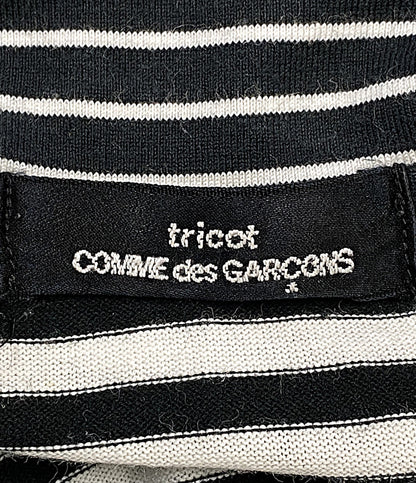 TRICOT COMME des GARCONS カーディガン AD2003 ボーダー 襟付 TM-T060 レディース SIZE - トリココムデギャルソン
