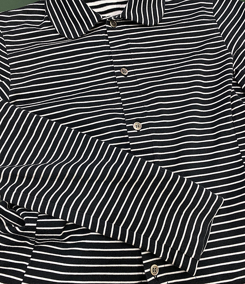 TRICOT COMME des GARCONS カーディガン AD2003 ボーダー 襟付 TM-T060 レディース SIZE - トリココムデギャルソン