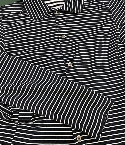 TRICOT COMME des GARCONS カーディガン AD2003 ボーダー 襟付 TM-T060 レディース SIZE - トリココムデギャルソン