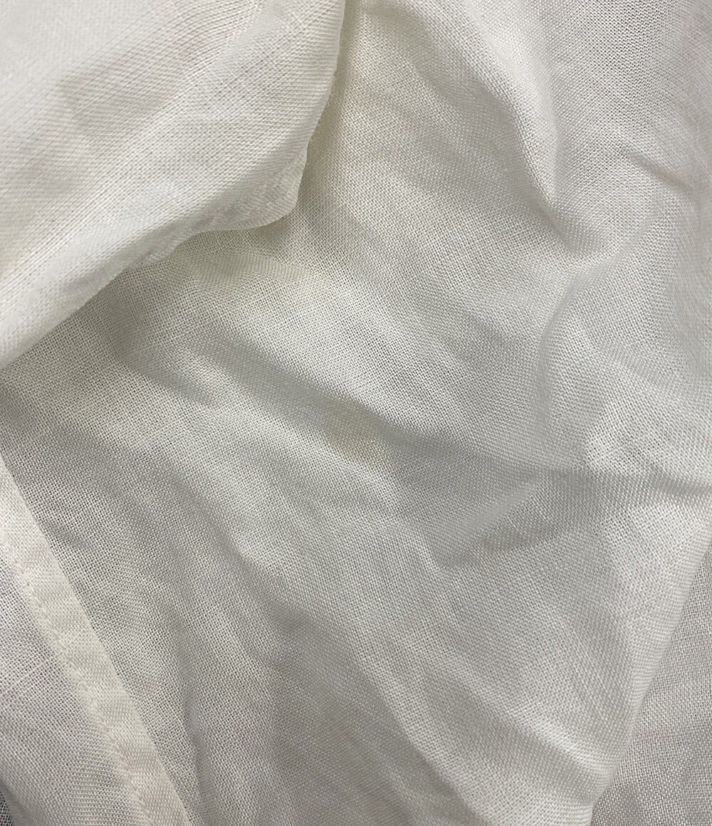 KAPITAL 長袖シャツ LINEN ホワイト 変則デザイン フロントオープン レディース SIZE S キャピタル