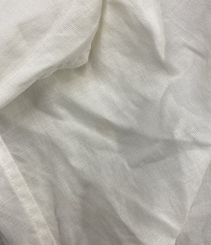 KAPITAL 長袖シャツ LINEN ホワイト 変則デザイン フロントオープン レディース SIZE S キャピタル