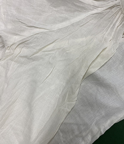 KAPITAL 長袖シャツ 襟付プルオーバー ガーゼ ホワイト レディース SIZE XS キャピタル