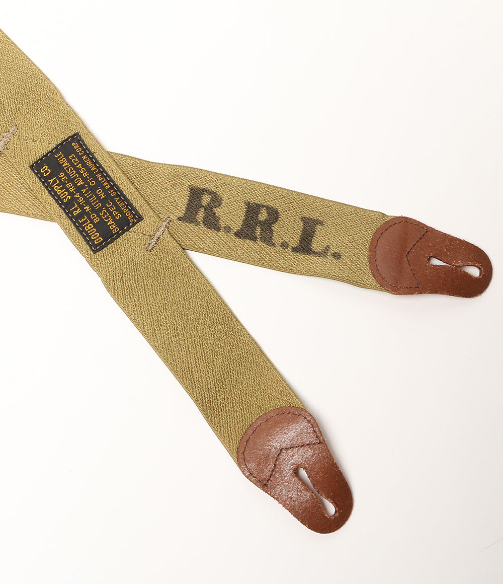 RRL サスペンダー ダックハンターカモ メンズ ダブルアールエル