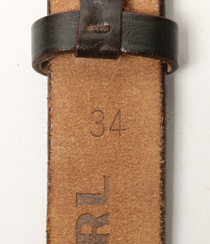 RRL RALPH LAUREN ベルト スライダーバックル イタリア製 W34 メンズ SIZE 34 ダブルアールエル