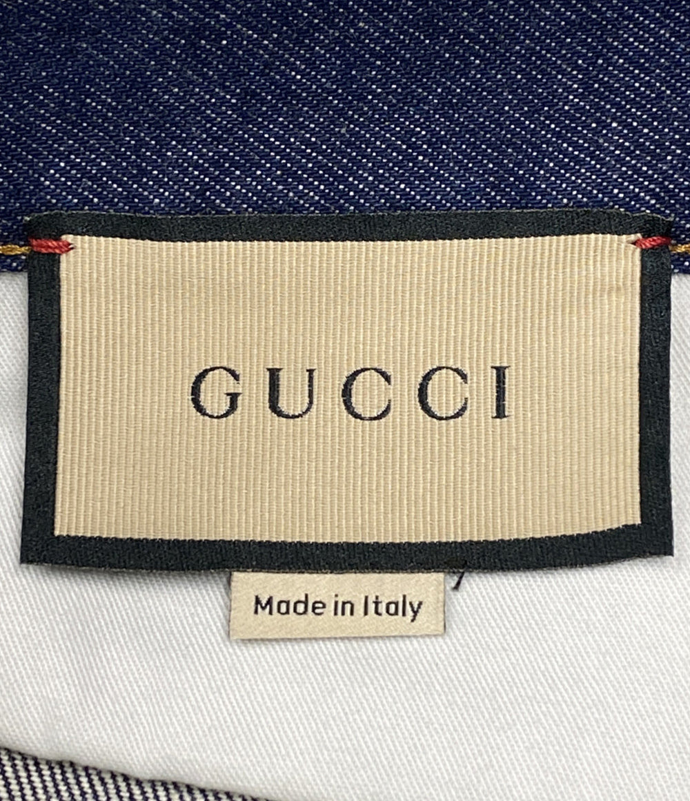 GUCCI GGエンボス デニムパンツ INDIGO RIGID メンズ SIZE 28 グッチ