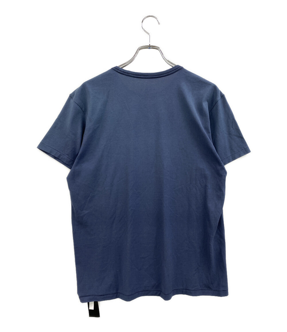RRL RALPH LAUREN 半袖Ｔシャツ RRL RANCH ロゴ Tシャツ ブルー 定番 メンズ SIZE M ダブルアールエル