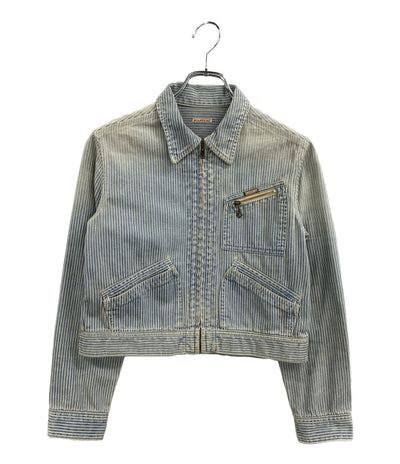 KAPITAL デニムジャケット ジップ ヒッコリー フェード レディース SIZE XS キャピタル