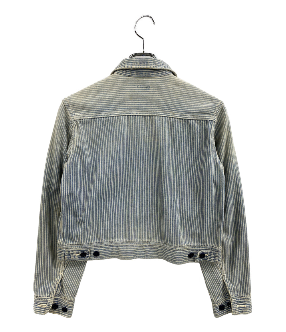 KAPITAL デニムジャケット ジップ ヒッコリー フェード レディース SIZE XS キャピタル