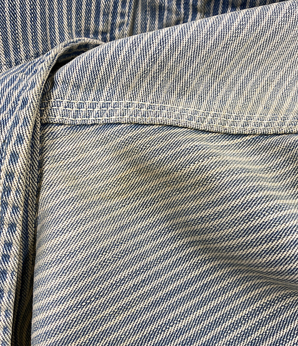 KAPITAL デニムジャケット ジップ ヒッコリー フェード レディース SIZE XS キャピタル