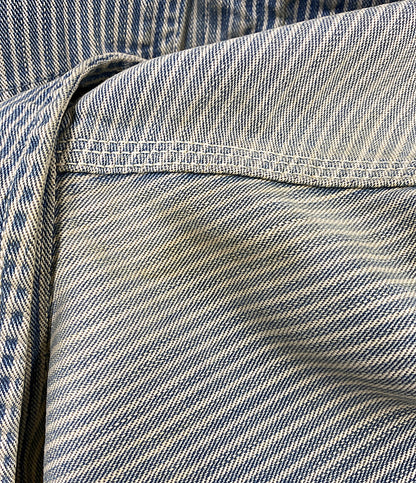 KAPITAL デニムジャケット ジップ ヒッコリー フェード レディース SIZE XS キャピタル
