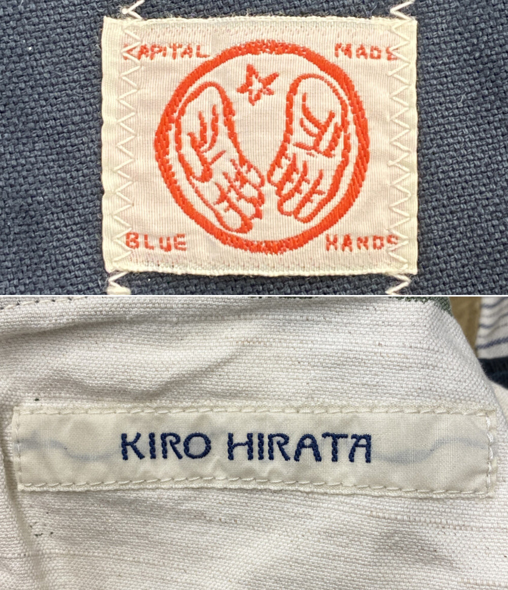 KAPITAL オーバーオール KIRO HIRATA ダック ネイビー レディース SIZE XS キャピタル