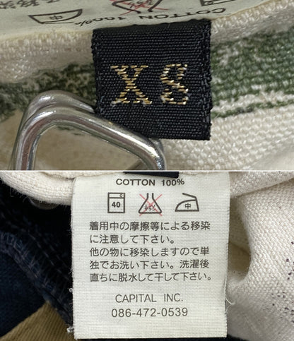 KAPITAL オーバーオール KIRO HIRATA ダック ネイビー レディース SIZE XS キャピタル
