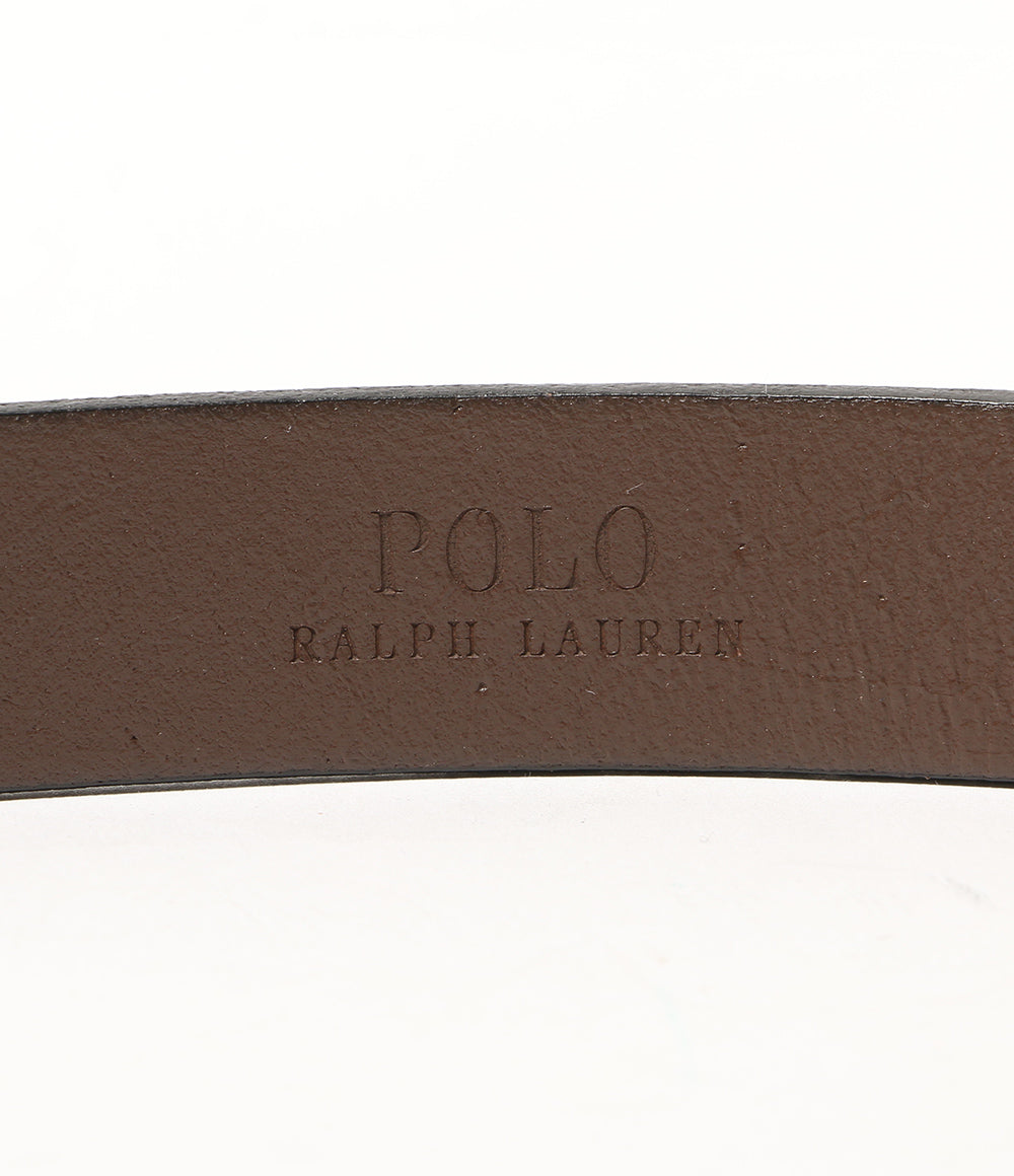 POLO RALPH LAUREN スライダーバックルレザーベルト ブラウン 4700877970 メンズ SIZE 38 ポロ・ラルフローレン