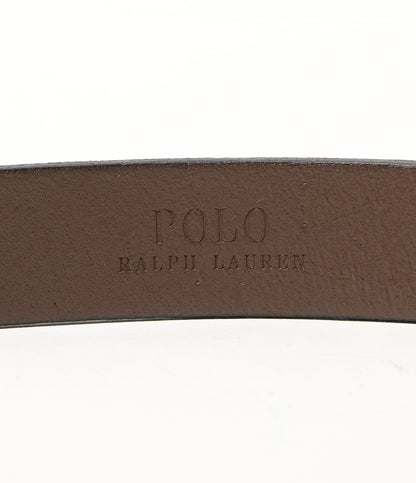 POLO RALPH LAUREN スライダーバックルレザーベルト ブラウン 4700877970 メンズ SIZE 38 ポロ・ラルフローレン