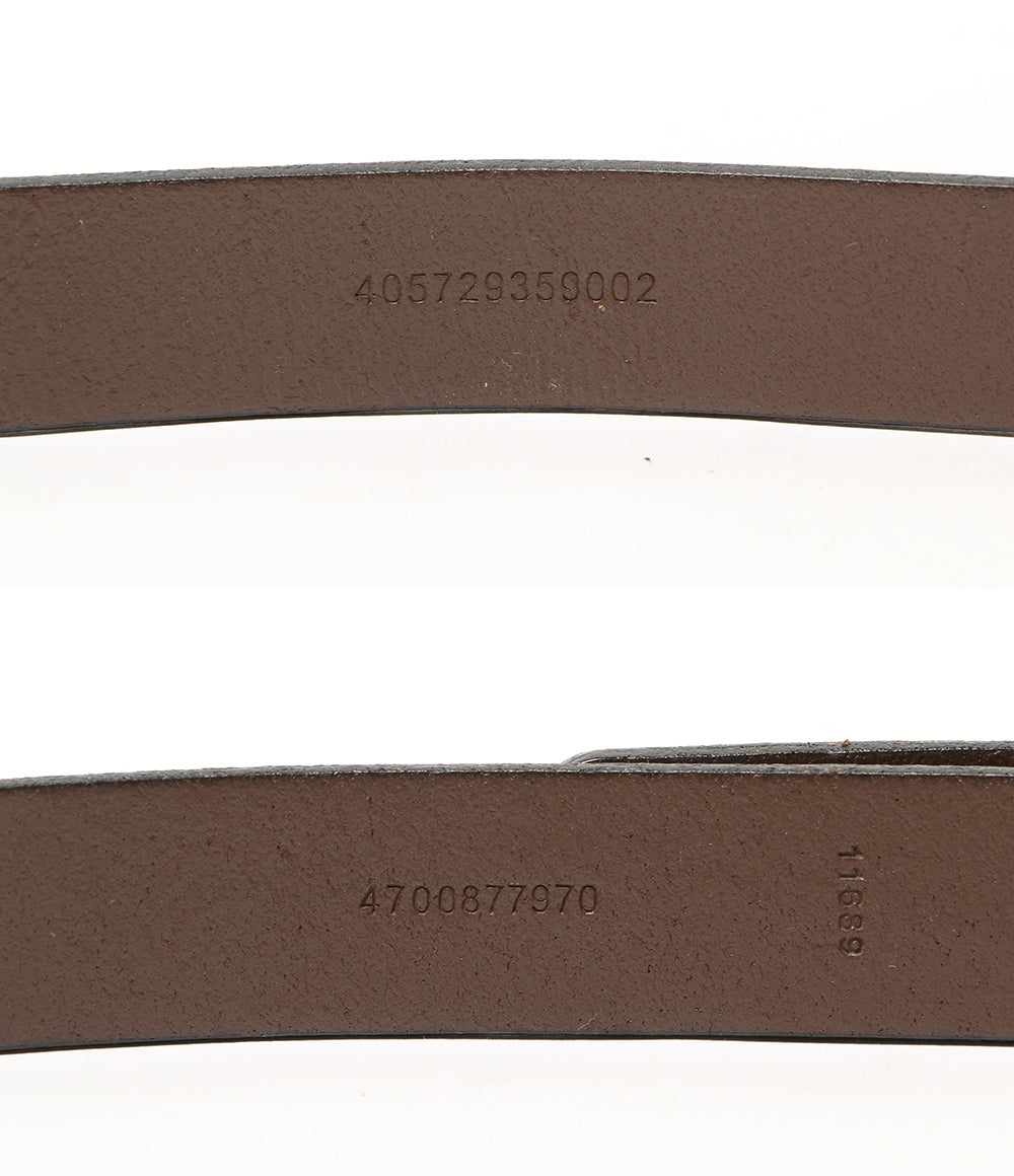 POLO RALPH LAUREN スライダーバックルレザーベルト ブラウン 4700877970 メンズ SIZE 38 ポロ・ラルフローレン
