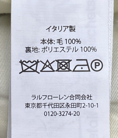 美品 POLO RALPH LAUREN パンツ PLAID WOOL SUIT TROUSER チェック メンズ SIZE 36/33 ポロ・ラルフローレン