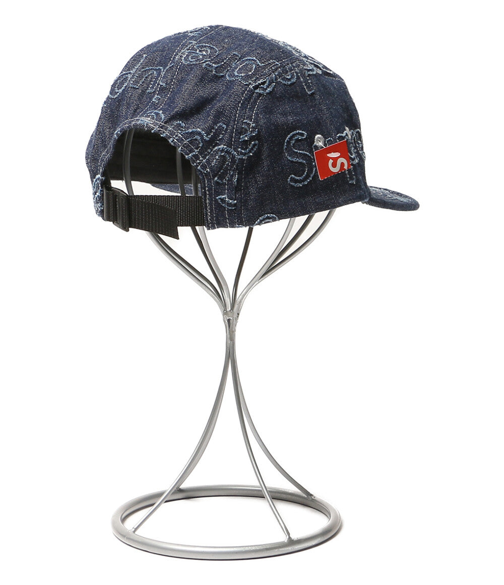美品 Supreme キャップ Lasered Denim Camp Cap 24FW メンズ シュプリーム