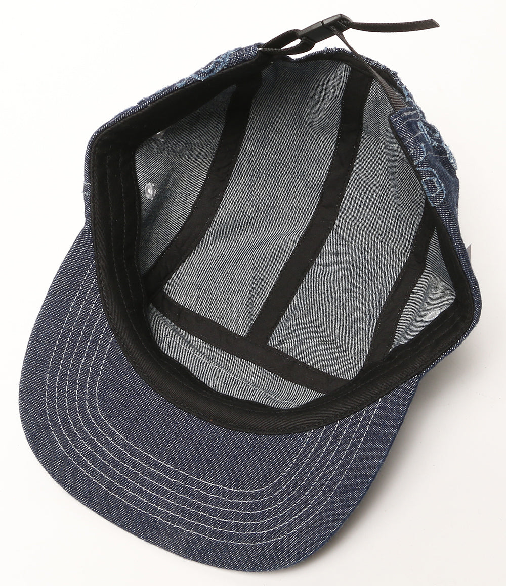 美品 Supreme キャップ Lasered Denim Camp Cap 24FW メンズ シュプリーム