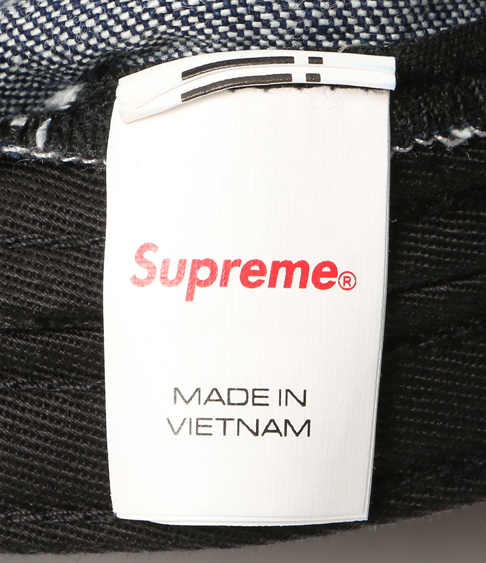 美品 Supreme キャップ Lasered Denim Camp Cap 24FW メンズ シュプリーム
