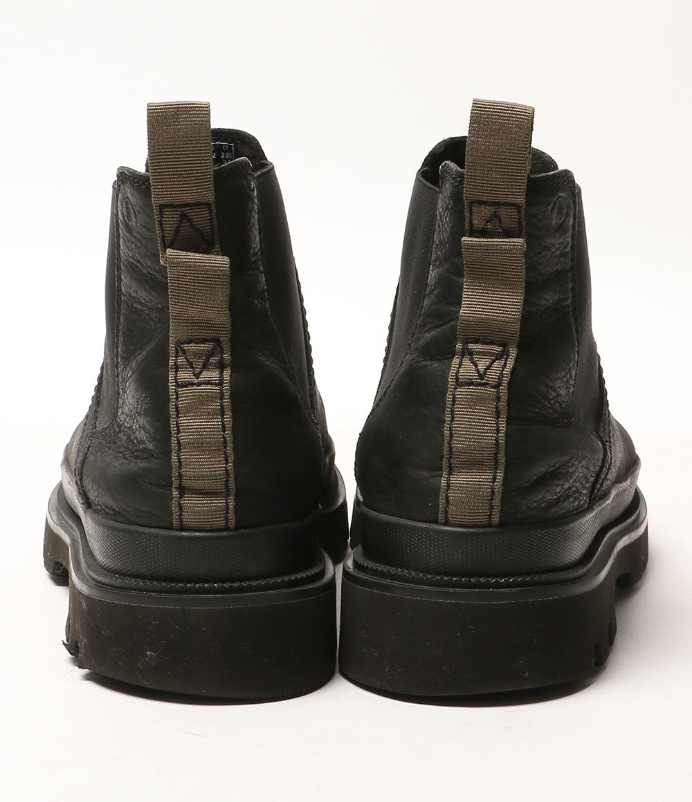 Clarks ブーツ サイドゴア ブラック メンズ SIZE UK8 クラークス