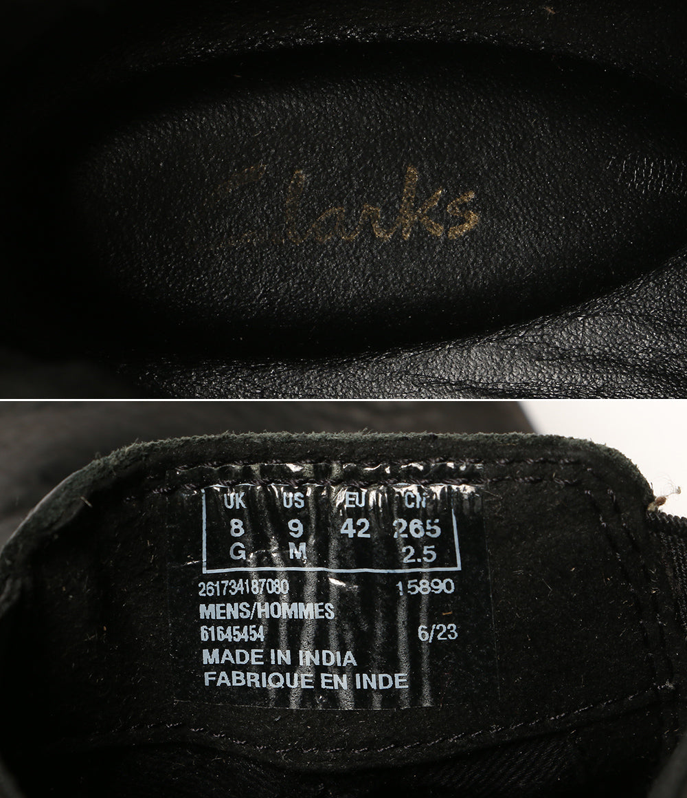 Clarks ブーツ サイドゴア ブラック メンズ SIZE UK8 クラークス