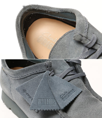 Clarks Wallabee GTX Blue/Grey Sde メンズ SIZE UK8 クラークス