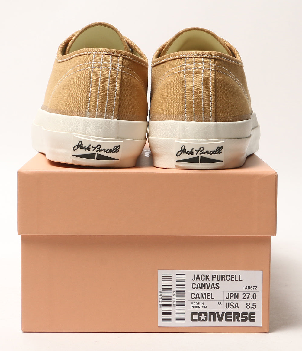 美品 CONVERSE ADDICT コンバースアディクト スニーカー JACK PURCELL CANVAS CAMEL メンズ SIZE 27cm