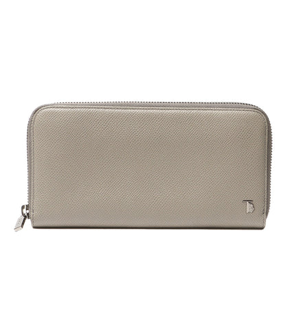 美品 TOD'S 長財布 ファスナー グレー レディース トッズ