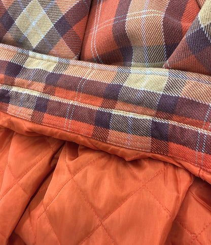 Supreme 長袖シャツ quilted flannel snap shirt オレンジ 24SS メンズ SIZE L シュプリーム