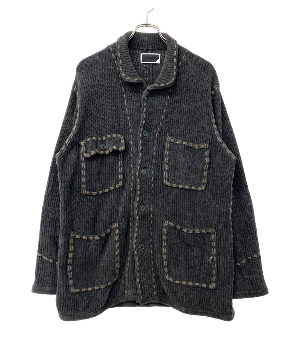 PHINGERIN カーディガン ステッチ メンズ SIZE M フィンガリン