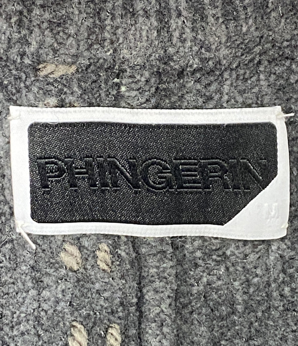 PHINGERIN カーディガン ステッチ メンズ SIZE M フィンガリン