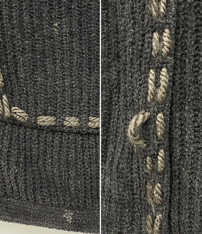 PHINGERIN カーディガン ステッチ メンズ SIZE M フィンガリン