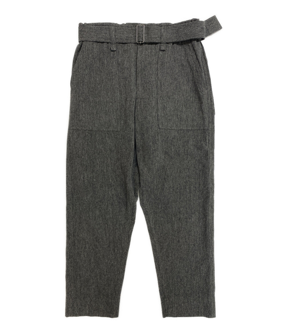 美品 ISSEY MIYAKE MEN パンツ ツイード グレー ME03FF092 メンズ SIZE 3 イッセイミヤケ メン