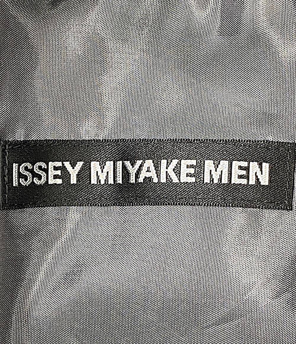 美品 ISSEY MIYAKE MEN パンツ ツイード グレー ME03FF092 メンズ SIZE 3 イッセイミヤケ メン