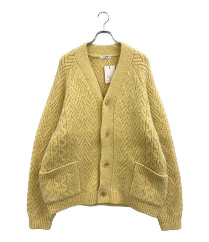 美品 minami anderson ミナミ アンダーソン カーディガン ライトイエロー 23#08-4030-0 レディース SIZE L