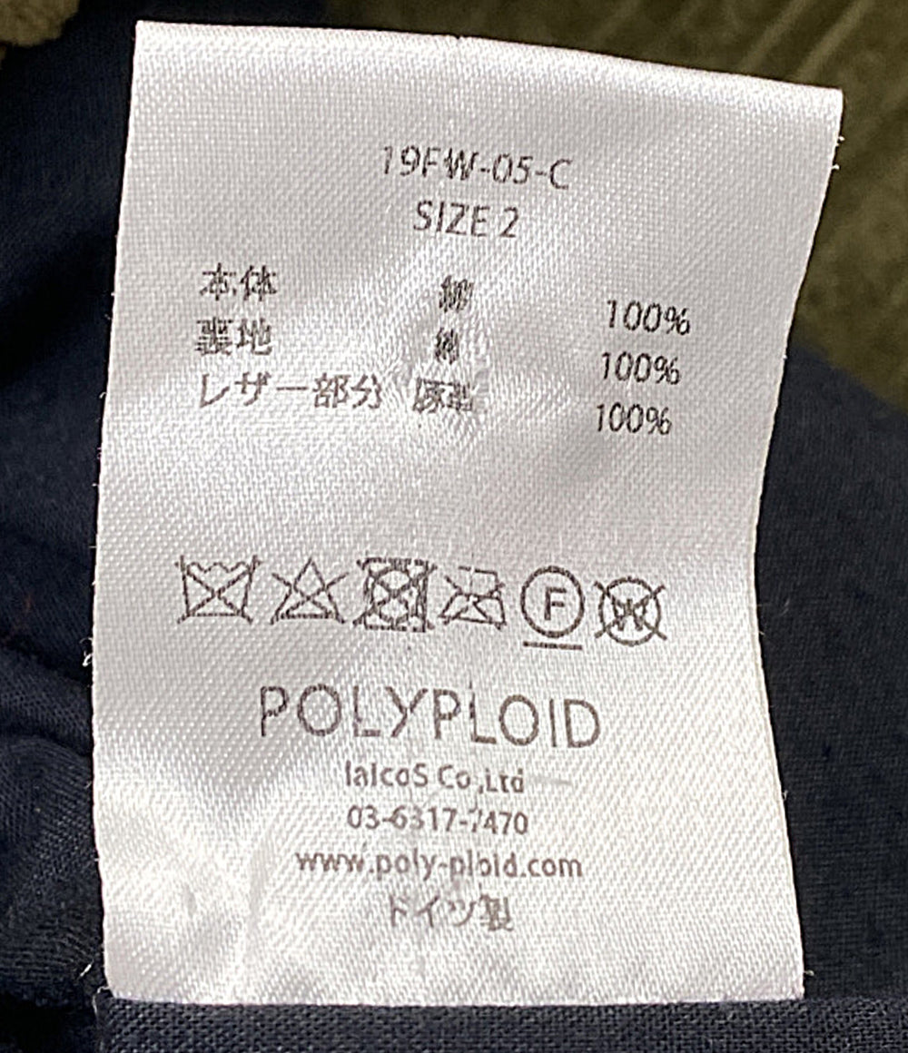 POLYPLOID ポリプロイド ジャケット カーキグリーン 19FW-05-C レディース SIZE 2