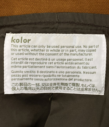 kolor ダッフルコート チェック 19WCM-CO4103 メンズ SIZE L カラー